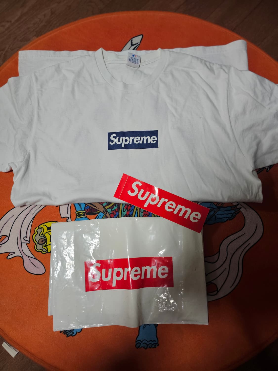 슈프림 뉴욕양키스 박스로고 화이트 XL 상품이미지3