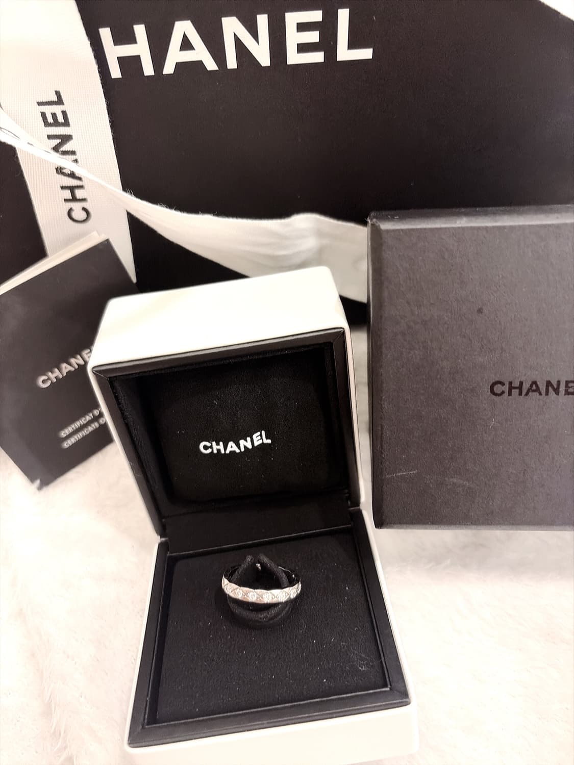 샤넬코코크러쉬반지미니 파메 화이트골드 49사이즈 상품이미지3