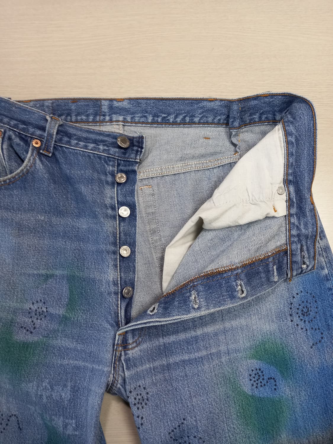 35 90's 리바이스501 USA RedPont 일자진 35-228 상품이미지7