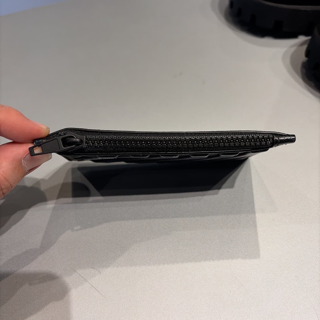 (정품/새상품) 발렌시아가 더티 이펙트 블랙 롱 카 카드지갑 상품이미지2