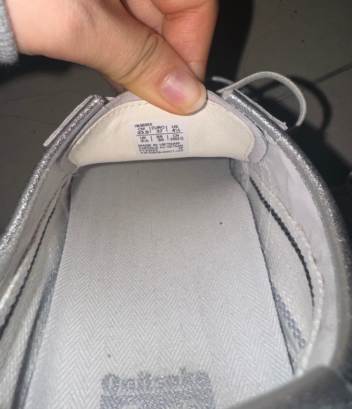 오니츠카 타이거 멕시코 66 실버230 상품이미지3