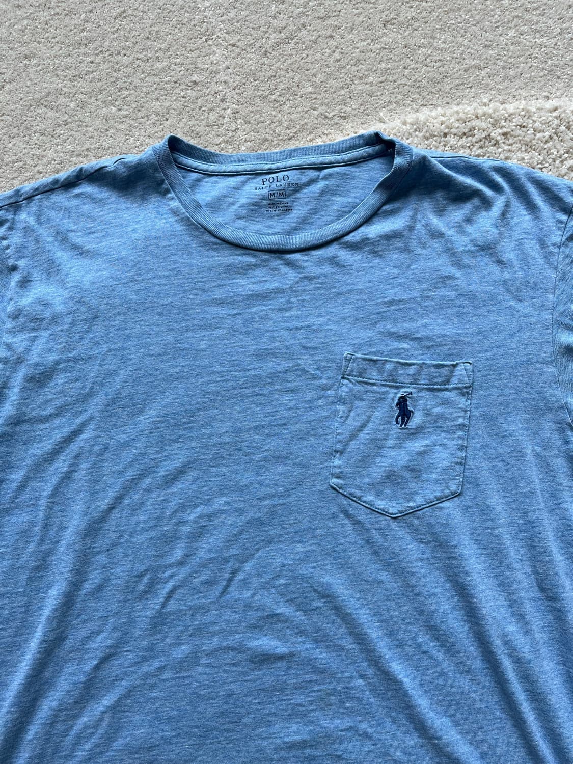 Polo Ralph Lauren 블루 스카이 포켓 티셔츠 (100-105 상품이미지5