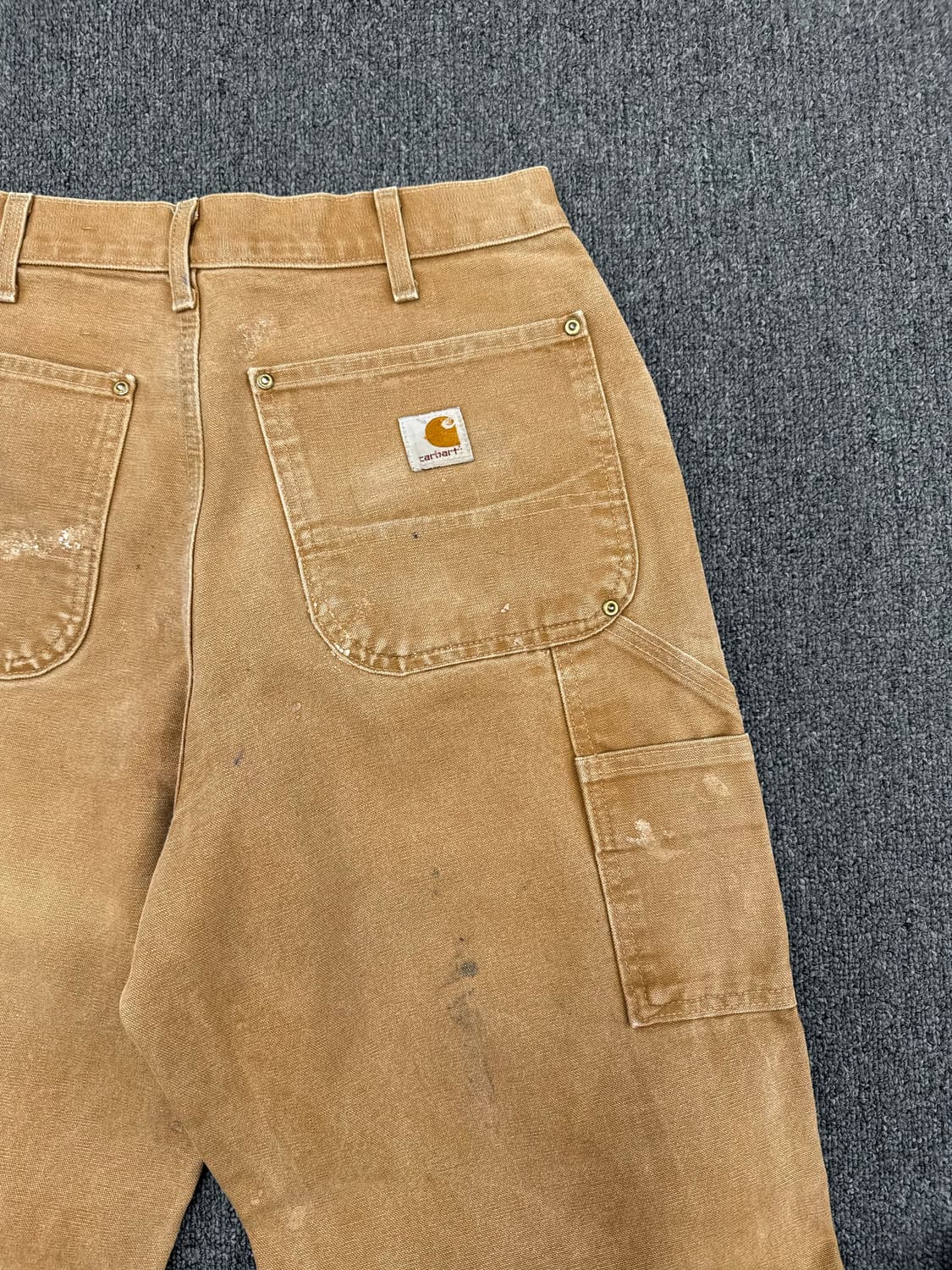 32)칼하트 빈티지 B01 브라운 더블니 워크팬츠 상품이미지8