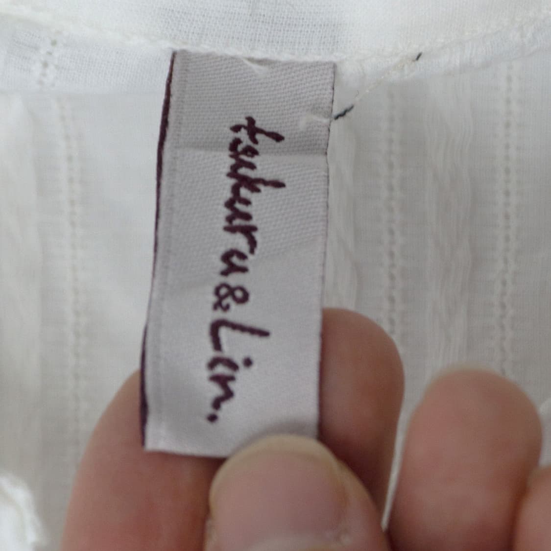 화이트 버튼 롱 원피스 상품이미지4