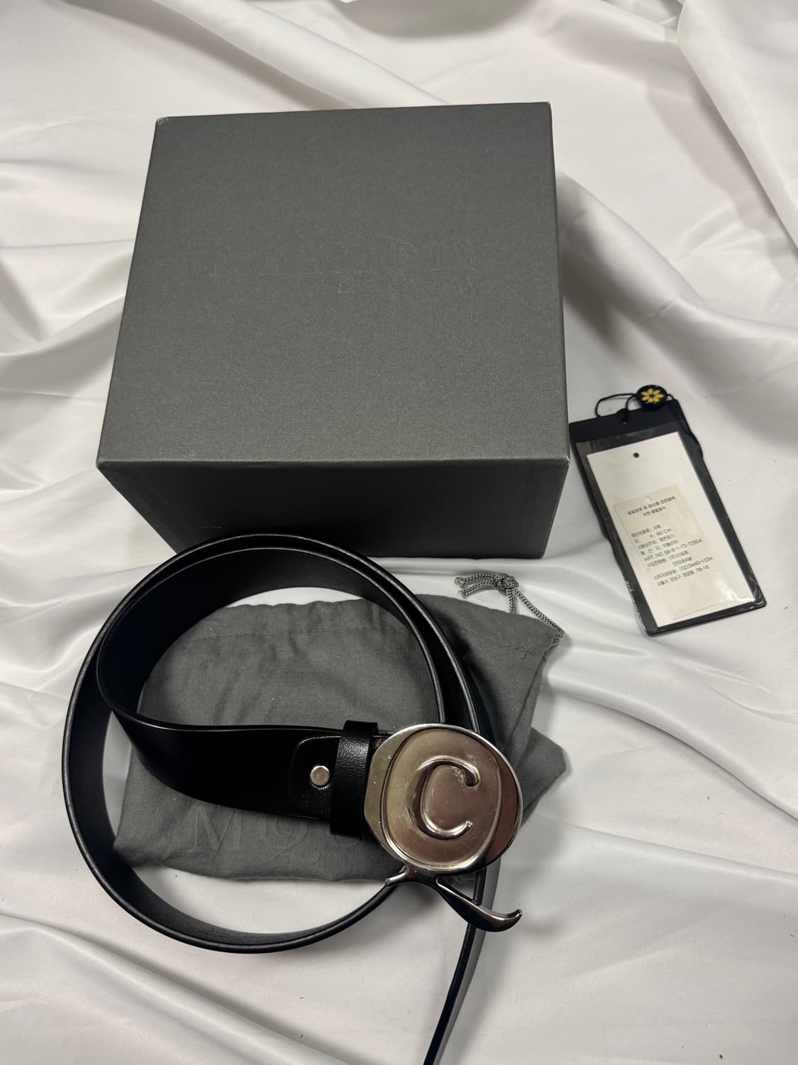 알렉산더 맥퀸 빅 버클 벨트 상품이미지3