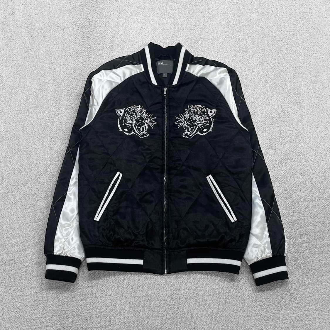 아소스 Asos 타이거 자수 스카잔 자켓 상품이미지1