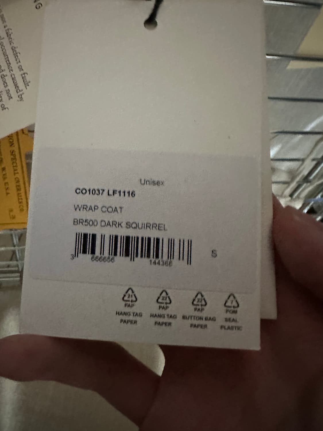 르메르 랩코트 다크 스쿼럴 s 상품이미지4