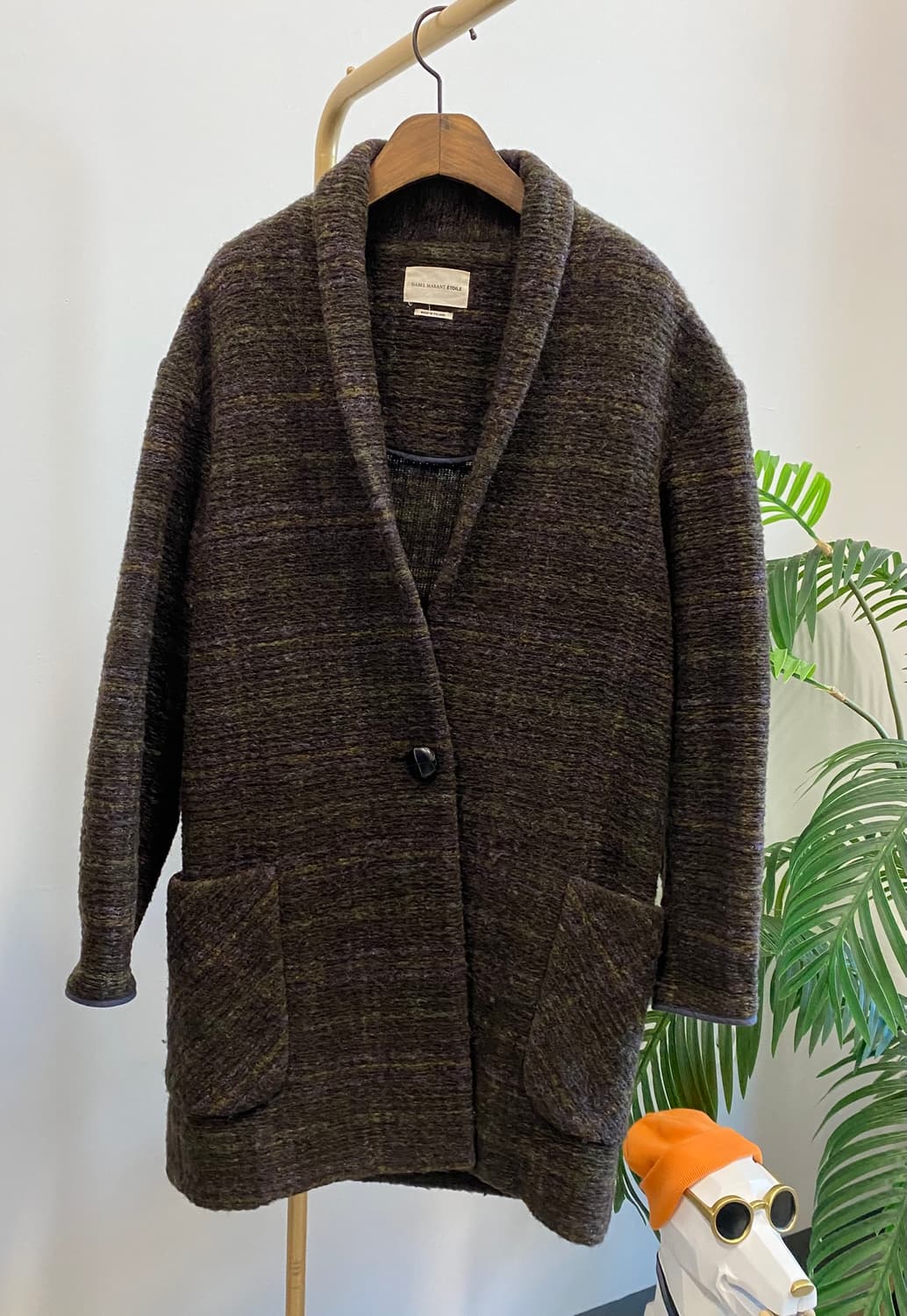 [L]이자벨마랑 원버튼 코트 가디건 상품이미지1