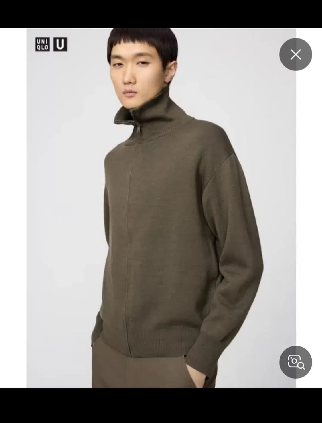 유니클로U 더블페이스집업재킷 상품이미지1