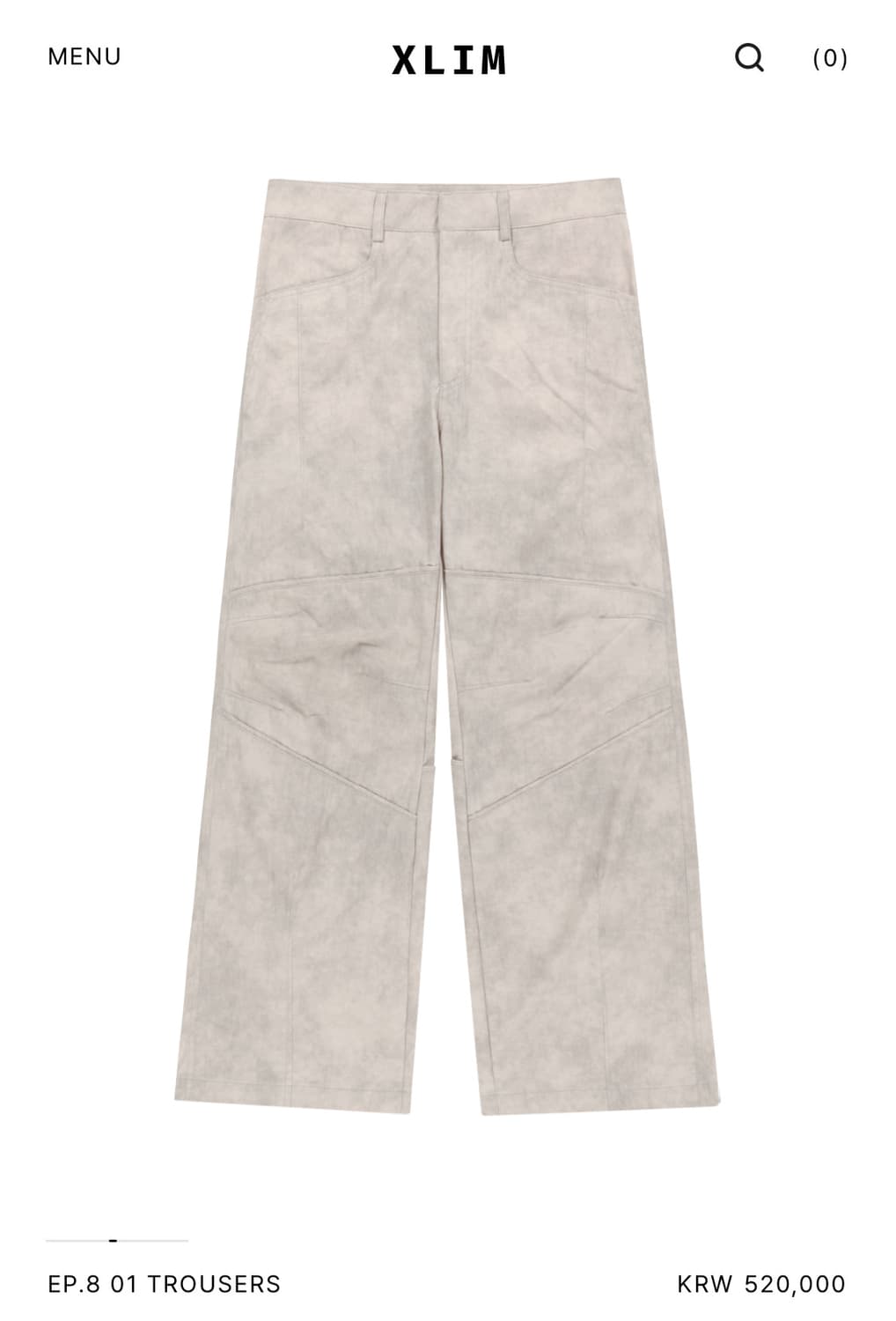 엑슬림 EP.8 01 TROUSERS 상품이미지1