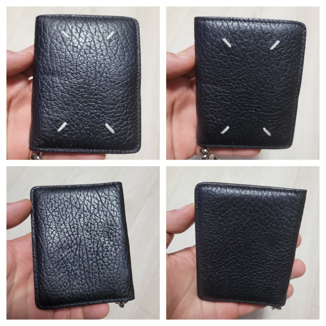 마르지엘라 블랙 카드 키링 지갑 상품이미지2