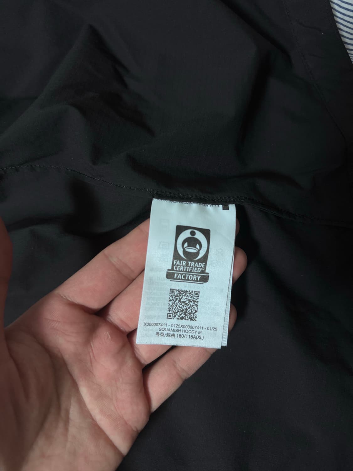 (SS급) 아크테릭스 스쿼미시 후디 블랙 XL 상품이미지10