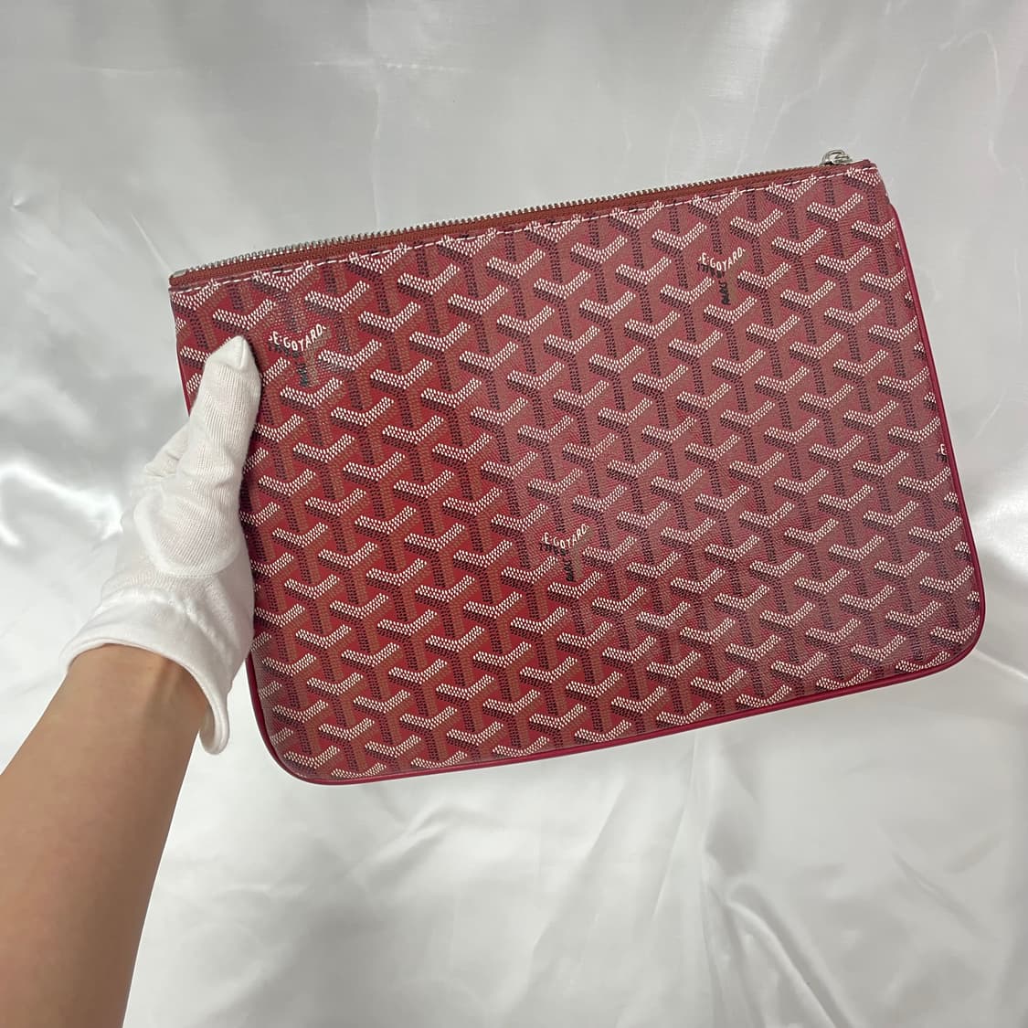 고야드 클러치 레드 S급 단품 상품이미지1