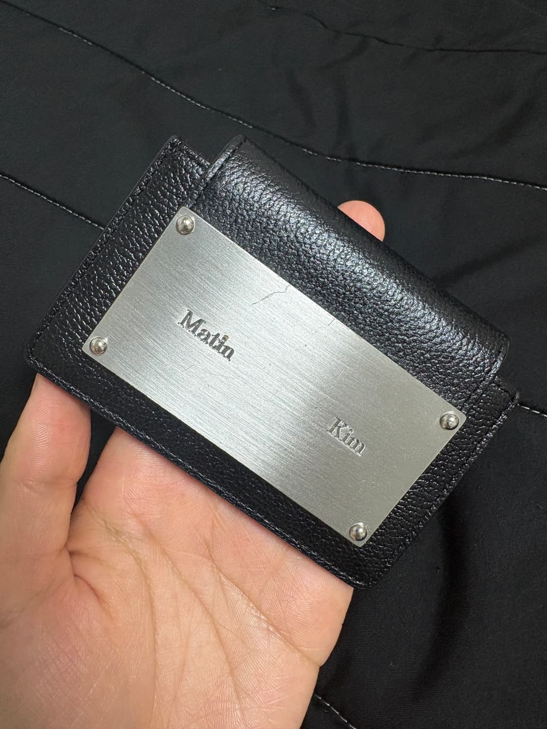 마뗑킴 아코디언 블랙 지갑 상품이미지2