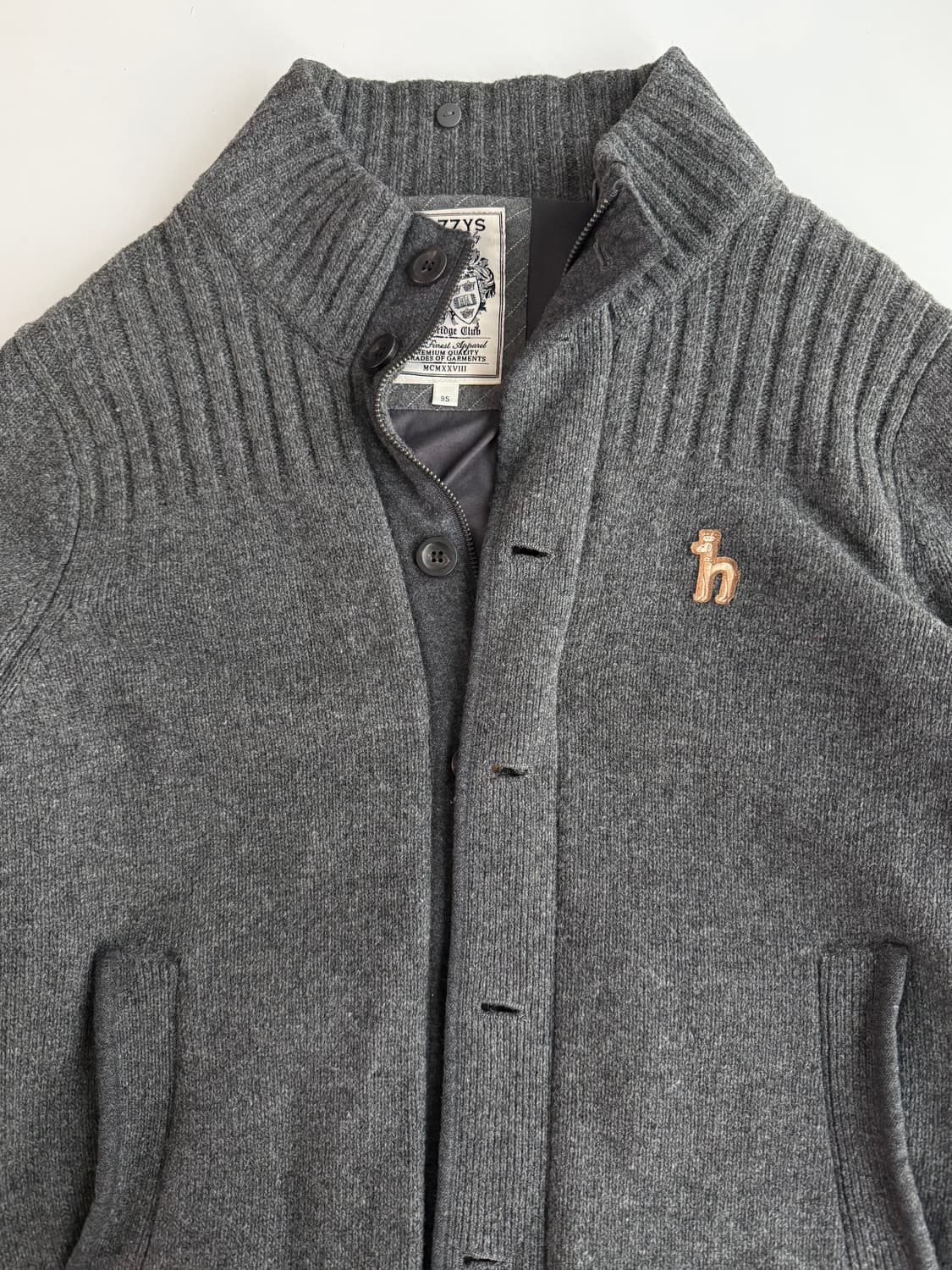 헤지스 니트집업 상품이미지2