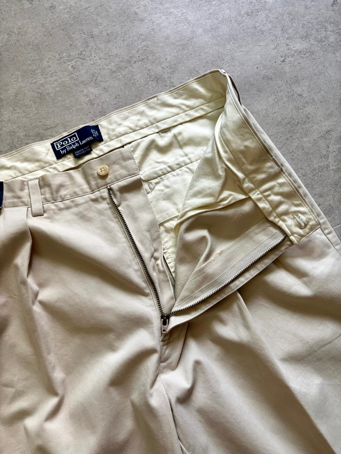90s 폴로 랄프로렌 ANDREW 치노 팬츠 34~35" 상품이미지4