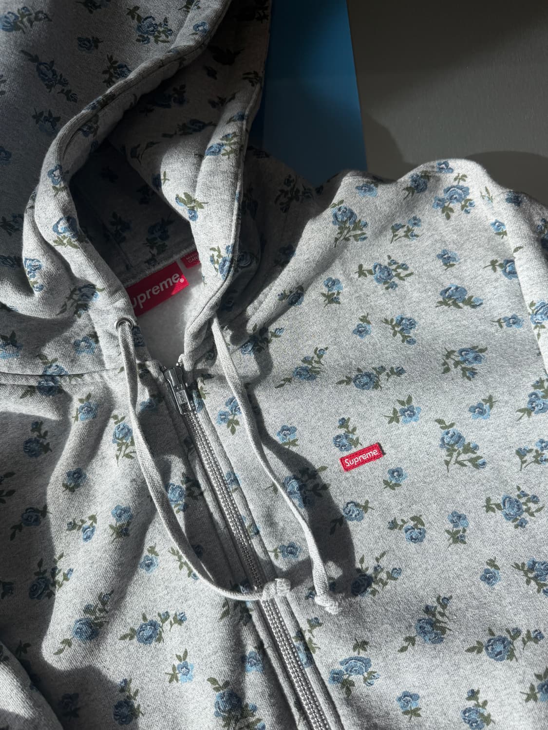 SUPREME 플로럴 프린트 후드 집업 상품이미지2