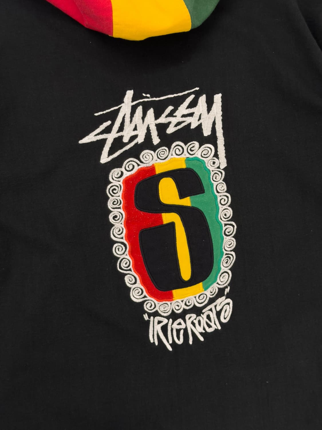 90s 스투시 IRIE ROOTS 후드 티셔츠 상품이미지2