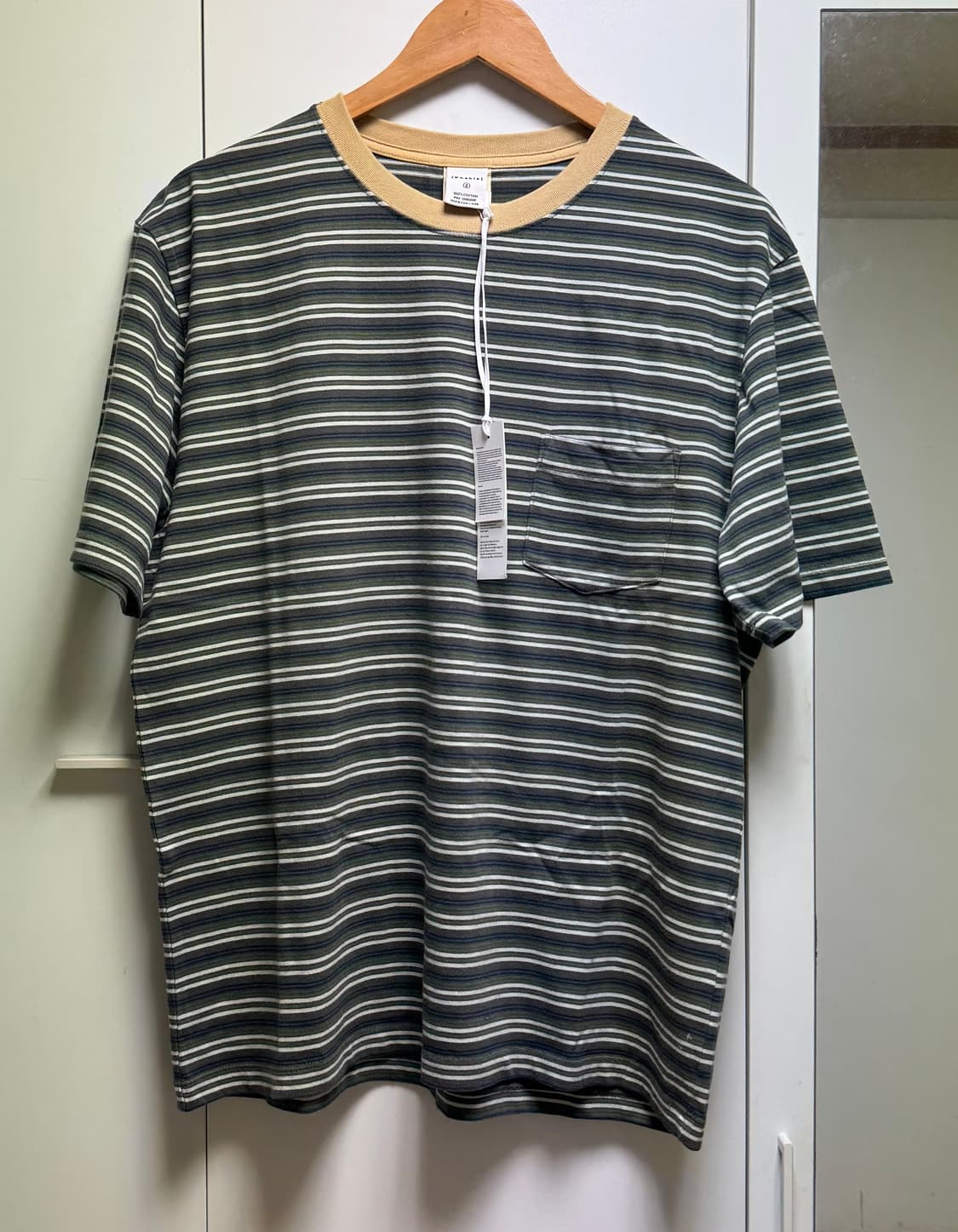 카키스 보더 S/S 티 바크 M사이즈 상품이미지2