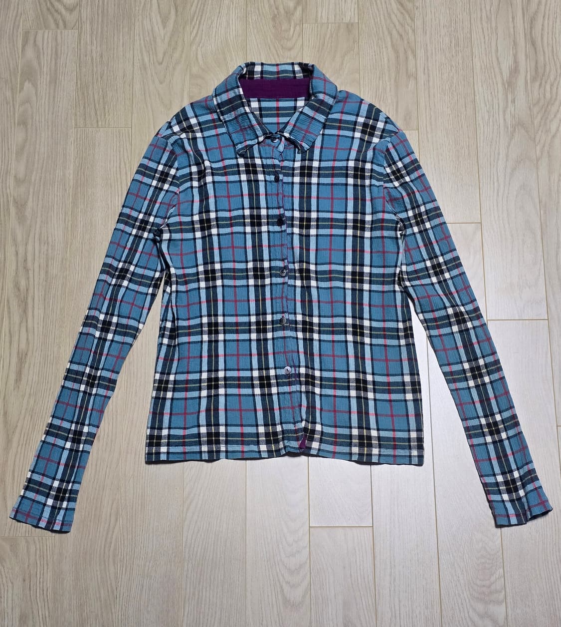 Tsumori Chisato 츠모리치사토 주름 체크 셔츠  상품이미지2