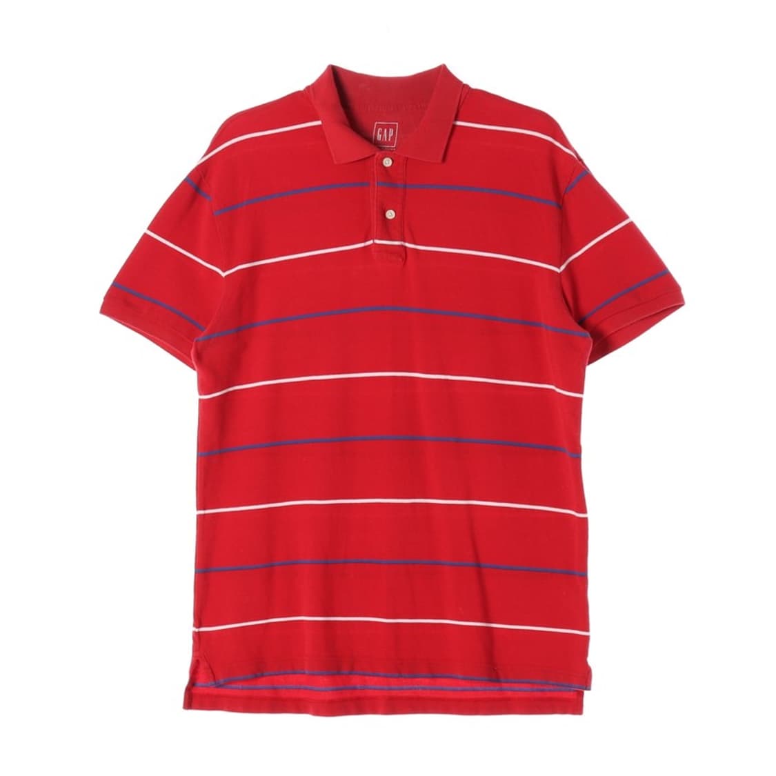 GAP 보더 스트라이프 피케 반팔 카라티 M 상품이미지1