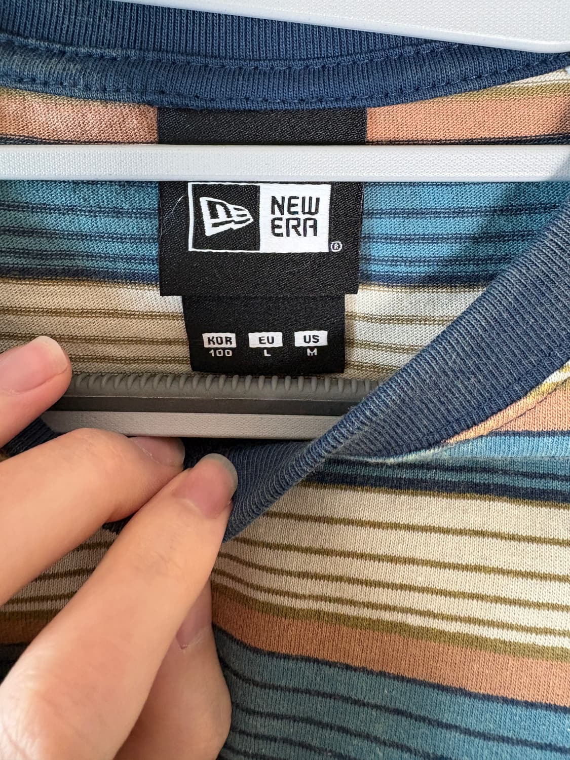 [L] 디네댓 X 뉴에라 보더 긴팔 티셔츠 상품이미지6