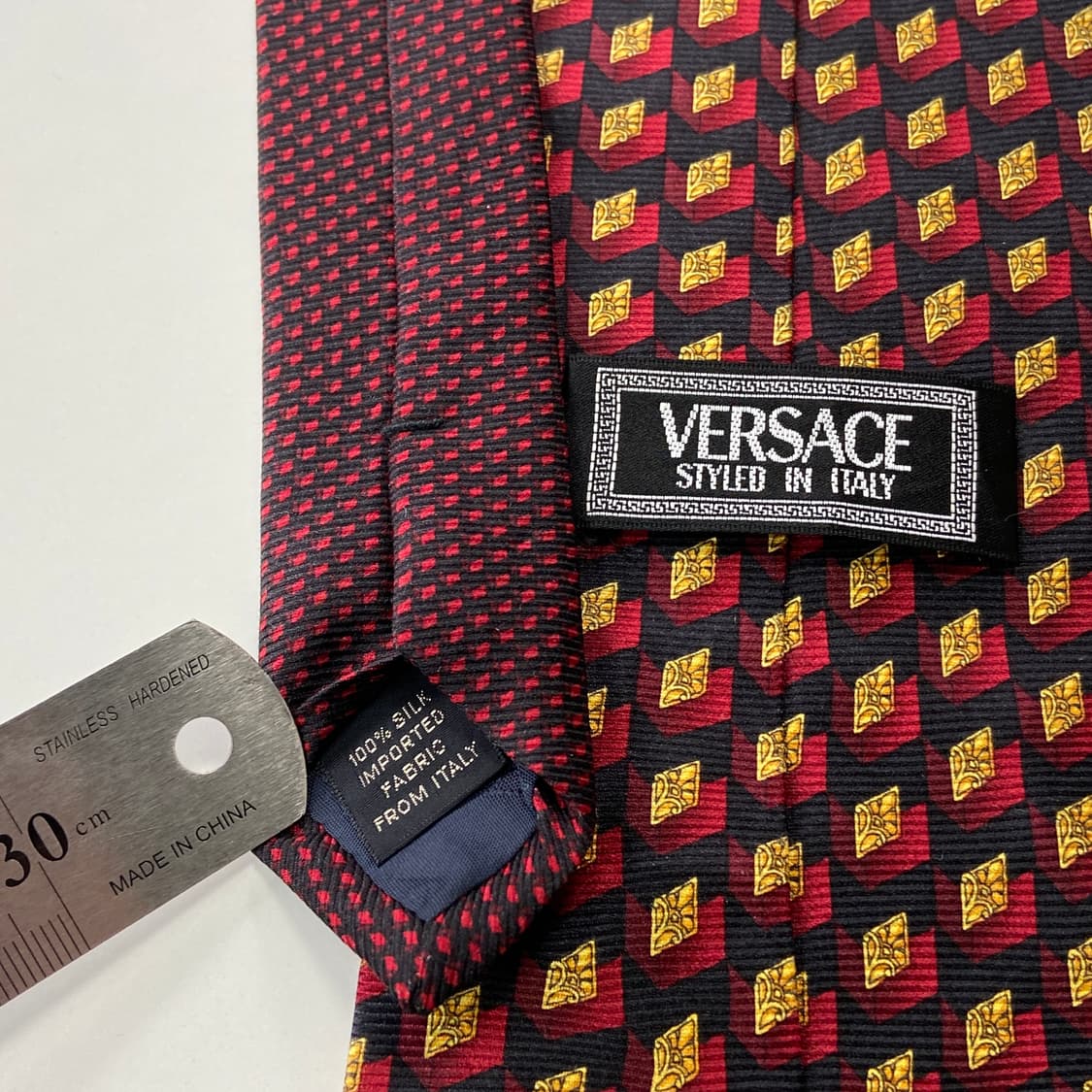 Versace 베르사체 정품 명품 넥타이 상품이미지5