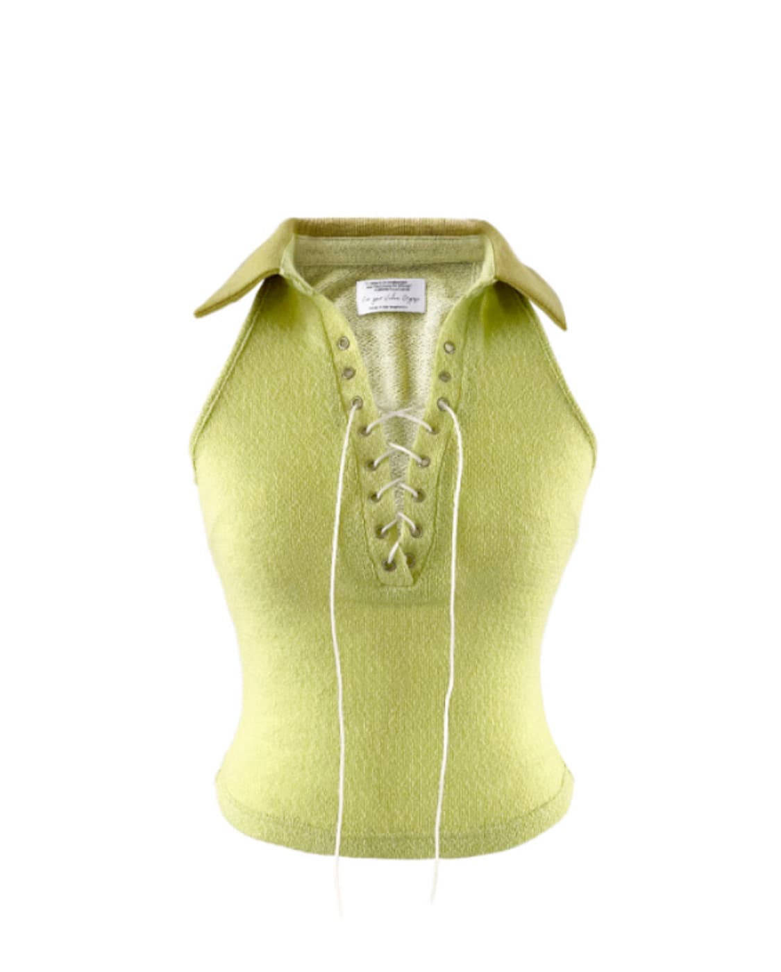 Knit top lime 상품이미지1