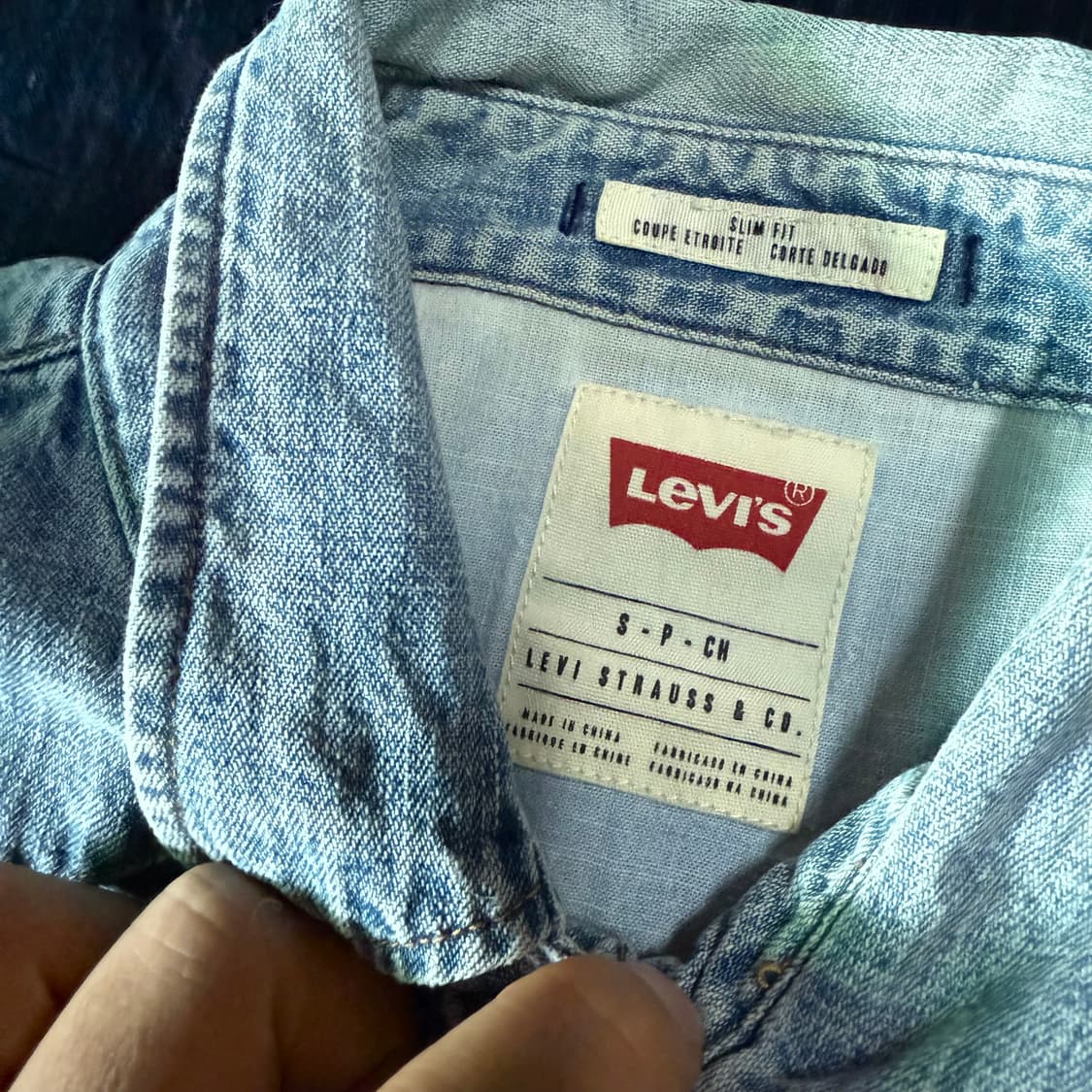 리바이스 데님 웨스턴 셔츠 S 상품이미지5