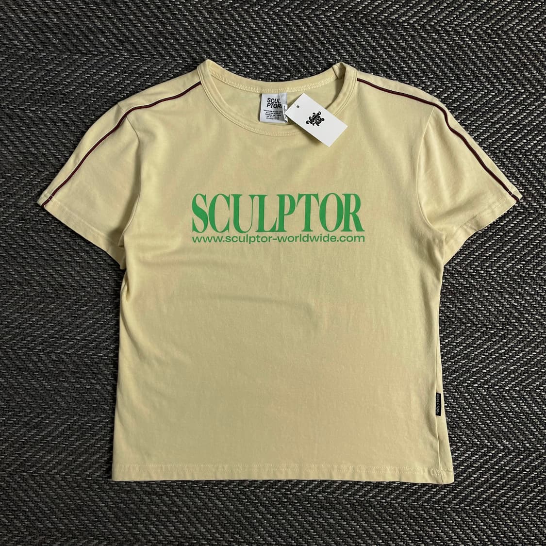 스컬프터 빅로고 크롭 티셔츠o 2935 상품이미지1