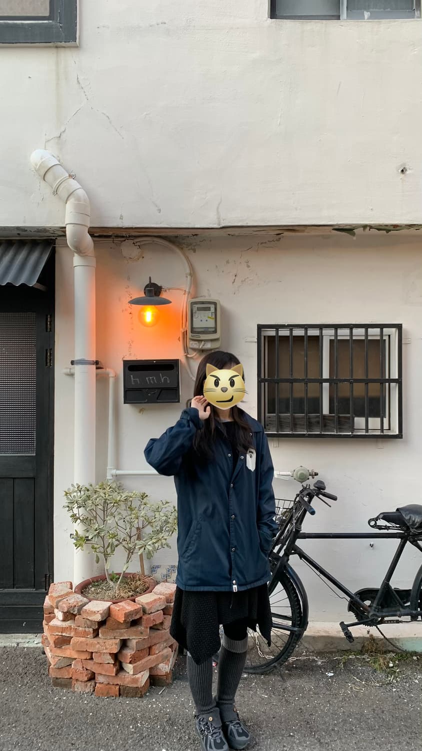 [새상품급] 베이프 코치자켓 네이비 상품이미지2