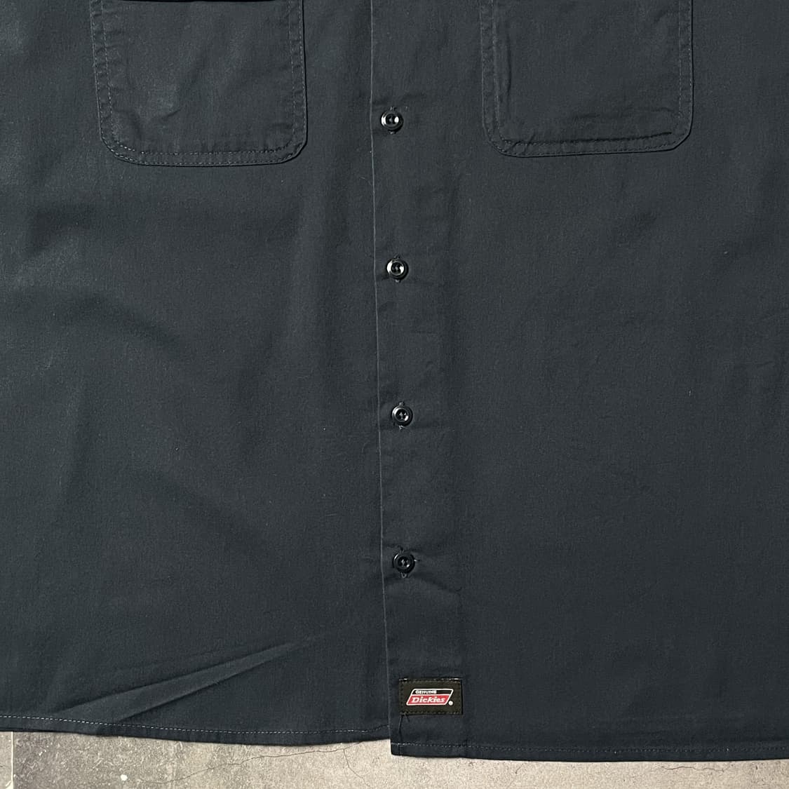 DICKIES 디키즈 빈티지 네이비 플랩포켓 워크 셔츠 A01070 상품이미지4