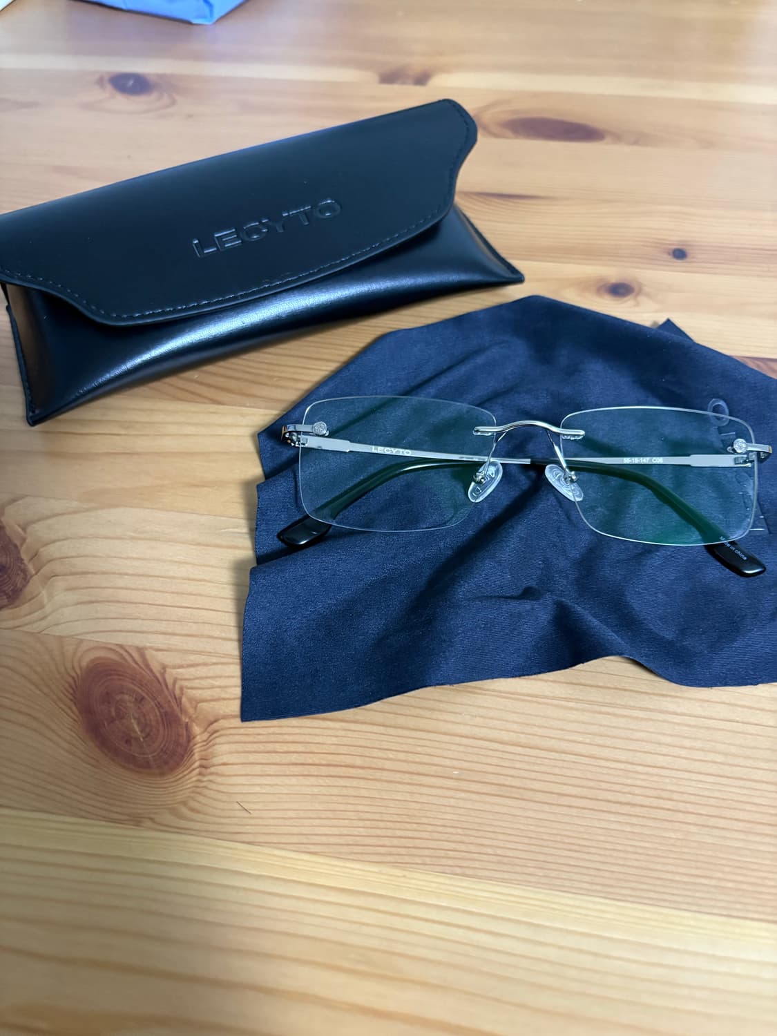 레씨토 lunar edge silver 무테안경 상품이미지2