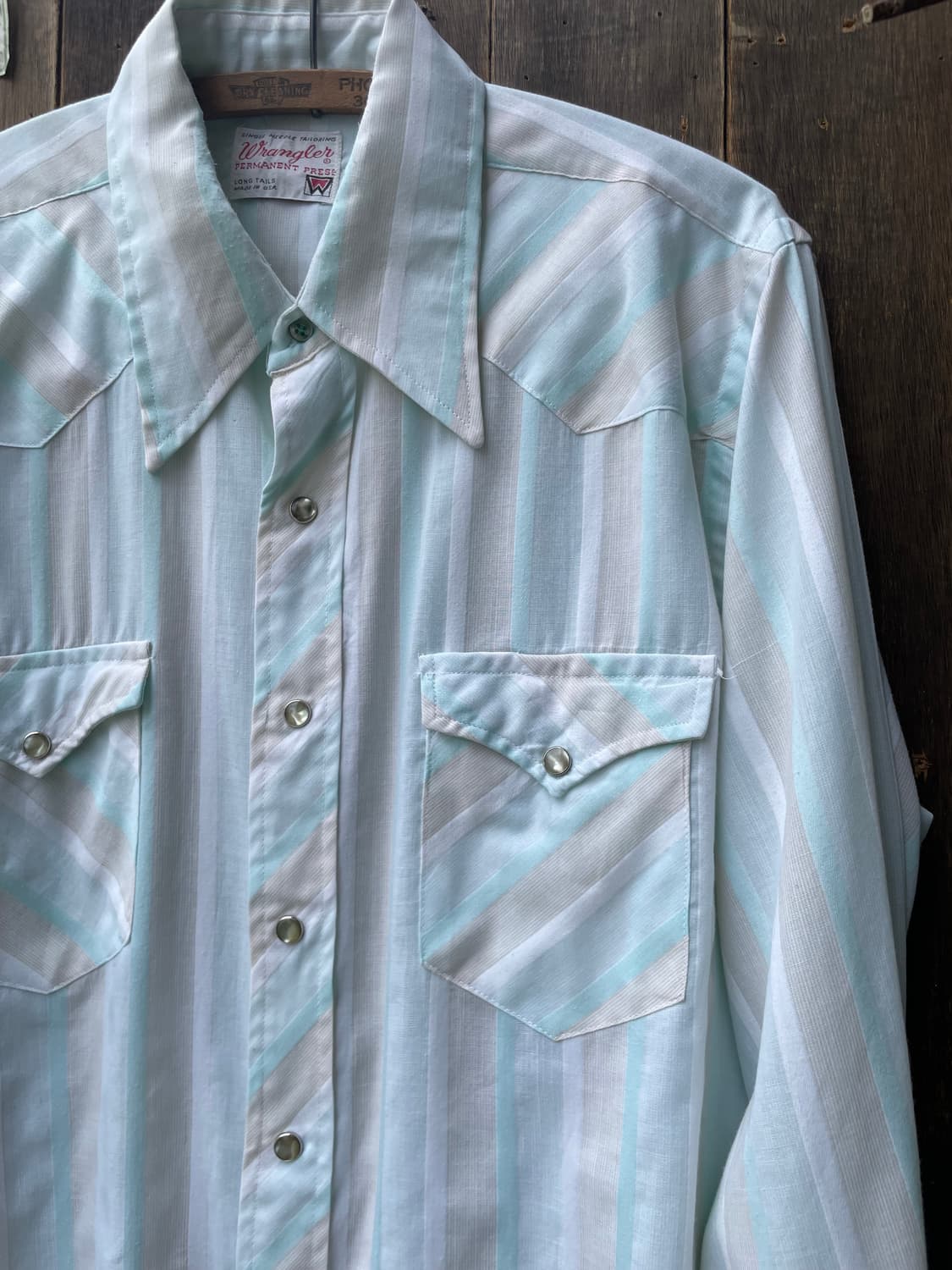 1970's Vintage Wrangler Western Shirt  상품이미지4