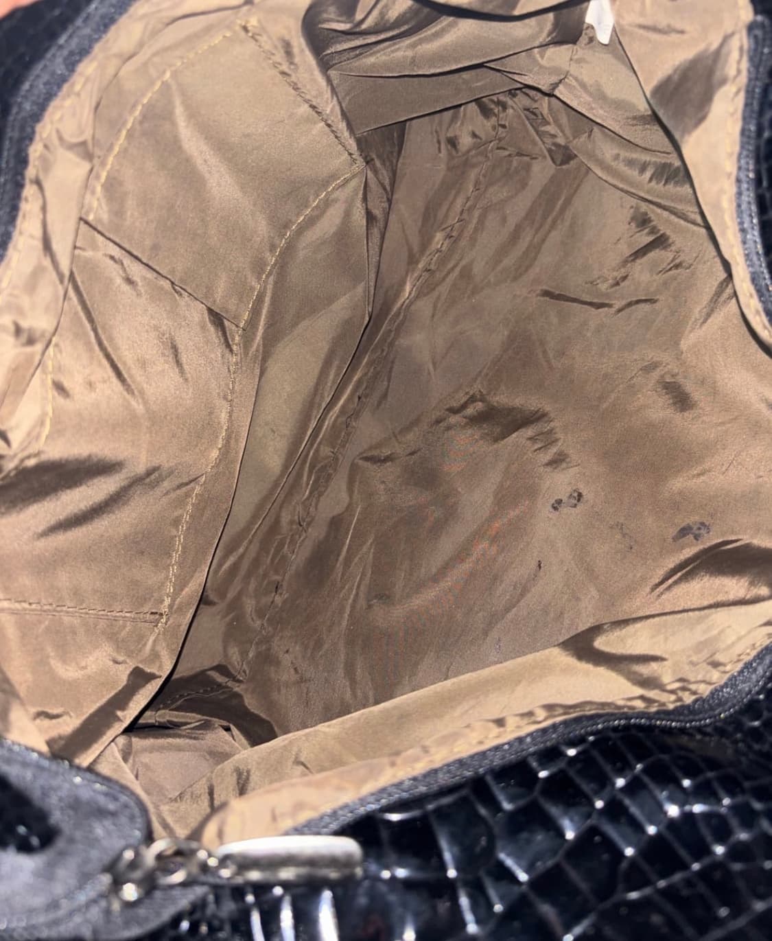 빈티지 에나멜 가죽 숄더백 히메갸루 고스펑크 고딕 상품이미지9