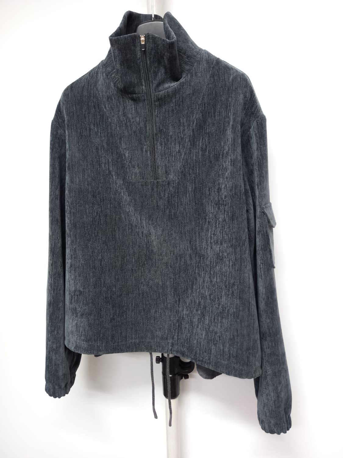 새 BLUE I-D 춘추동 하프집업 긴팔티셔츠 F 33-77 상품이미지3