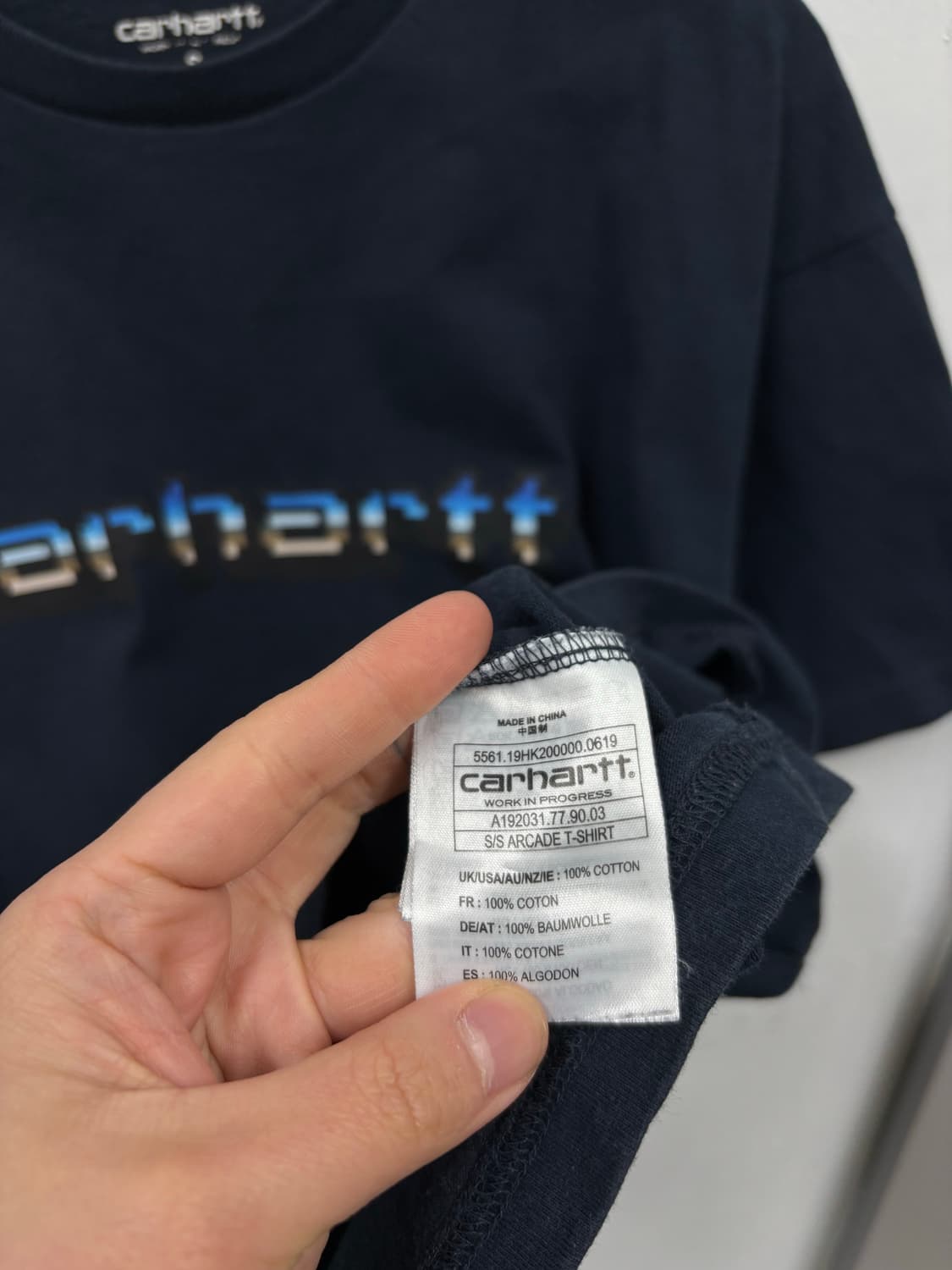 칼하트 로고 반팔티 상품이미지4