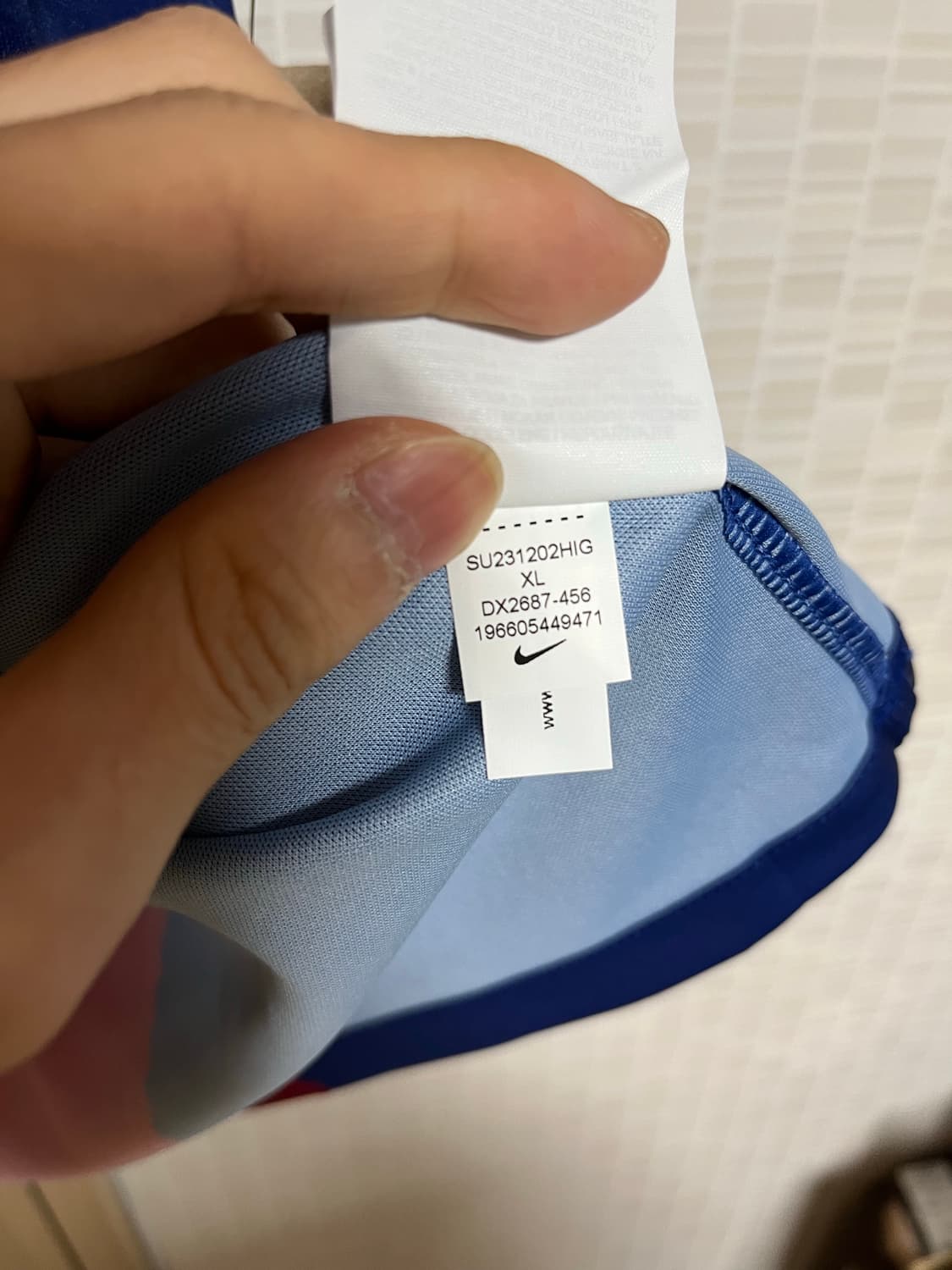 [L,XL] 바르셀로나 23-24 홈 유니폼 새상품 판매 상품이미지5