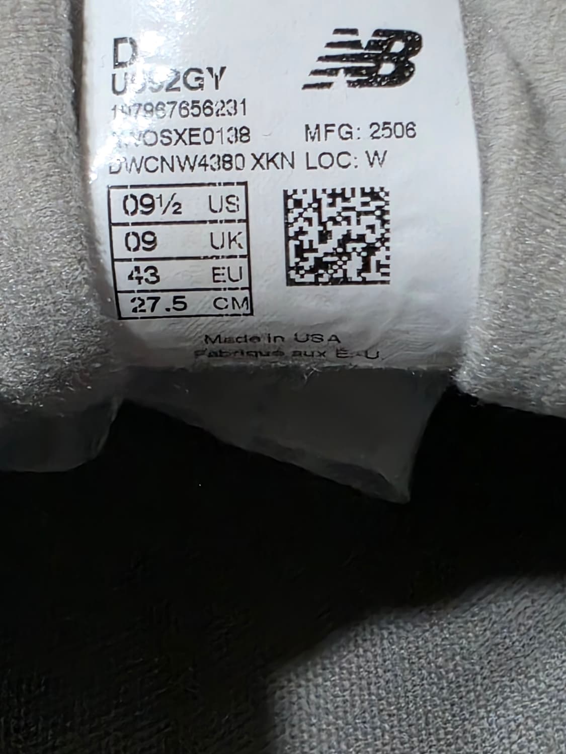 뉴발란스 992 그레이 [275] 상품이미지7