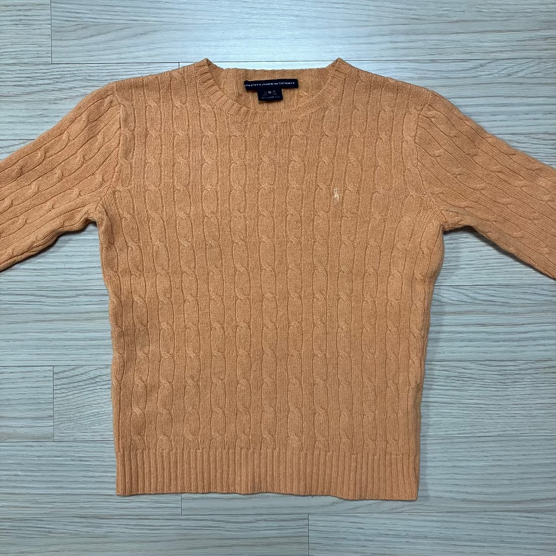 폴로 랄프로렌 램스울 니트 오렌지 상품이미지4