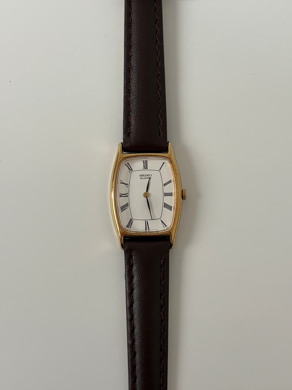 80s roman index gold tank ladies quartz 상품이미지3