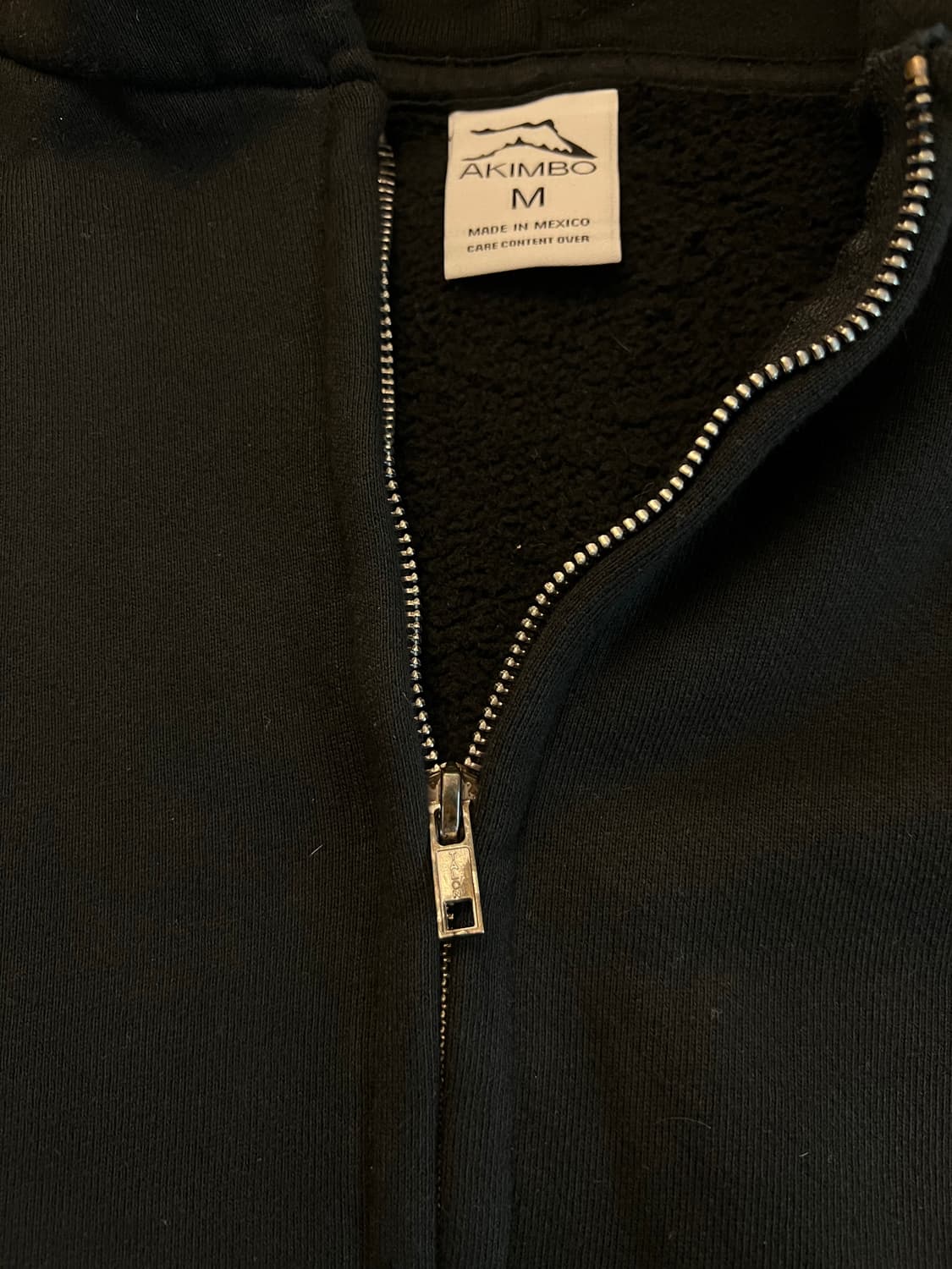 아킴보 클럽 후드집업 블랙 M 상품이미지3