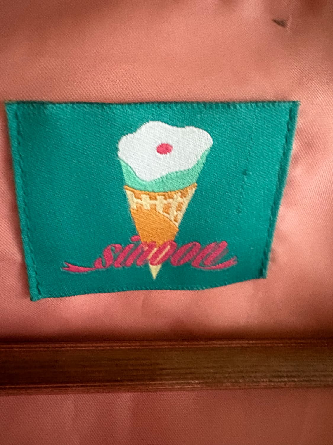 시눈 살몬핑크 플링카라 쟈켓  상품이미지2