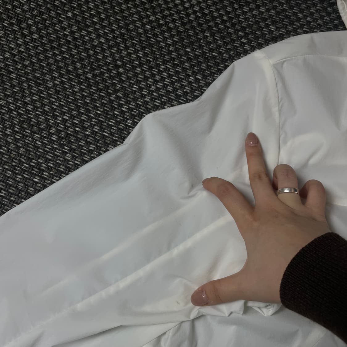 내셔널지오그래픽 화이트 바람막이 M 상품이미지4