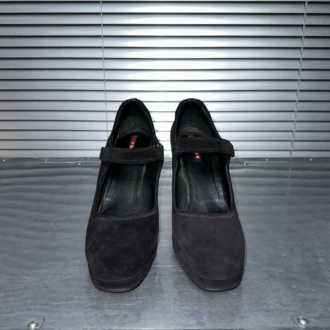 00s 빈티지 프라다 스포트 스웨이드 웨지 힐 상품이미지4