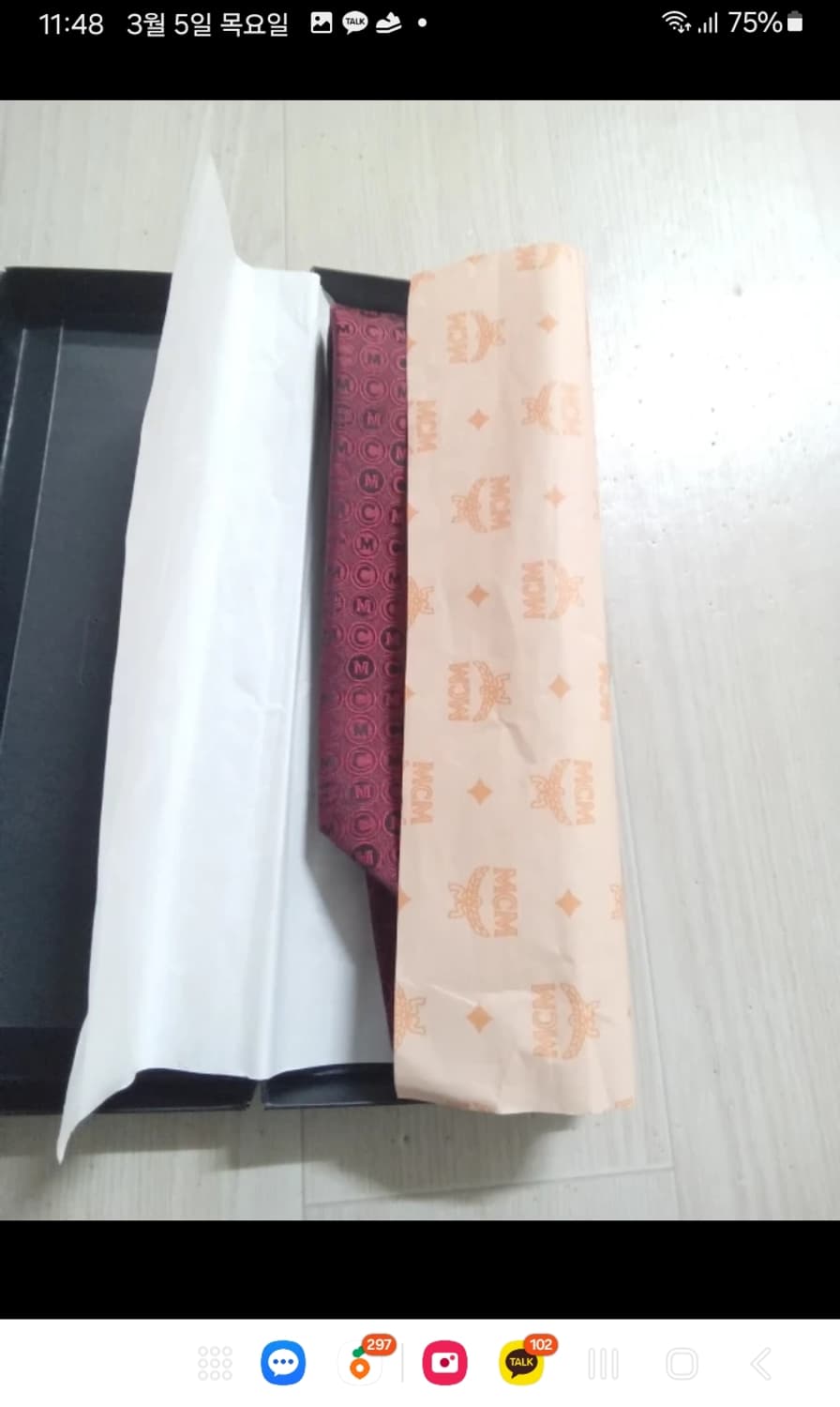 Mcm파티스 넥타이 상품이미지6