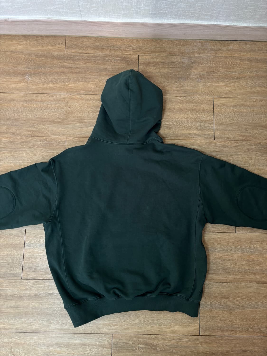 999humanity EVERYDAY LOGO HOODIE(GREEN) 상품이미지4