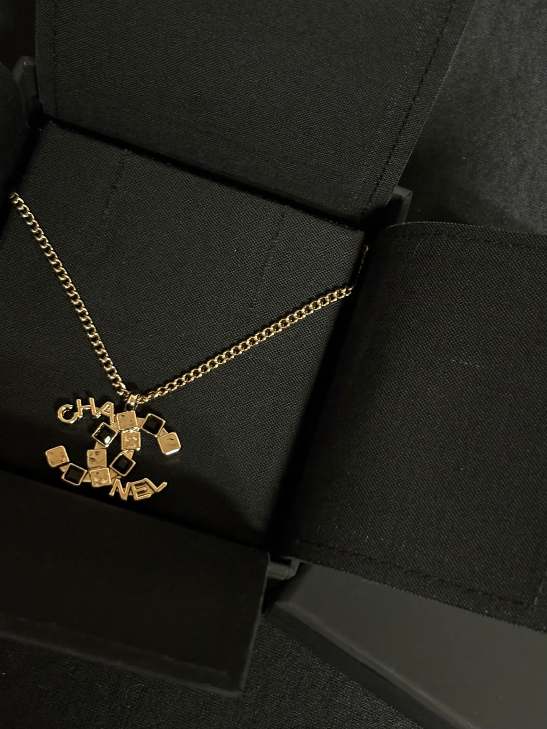 샤넬 cc로고 정품 업사이클링 골드 체인 목걸이 상품이미지2