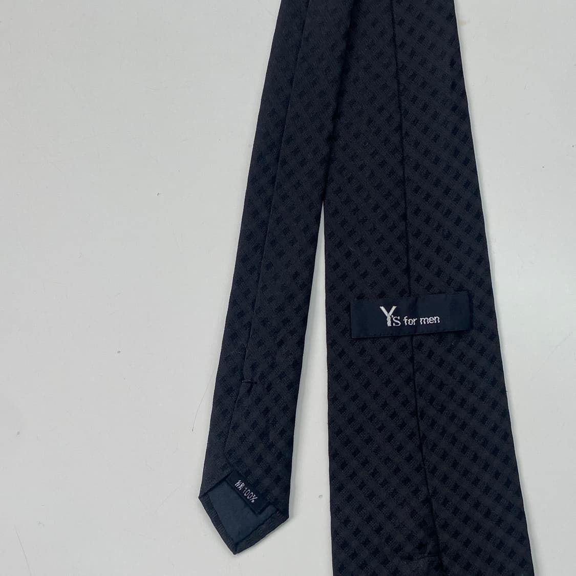 요지야마모토 Y's For men 명품 정품 블랙 넥타이 8.2cm 상품이미지5