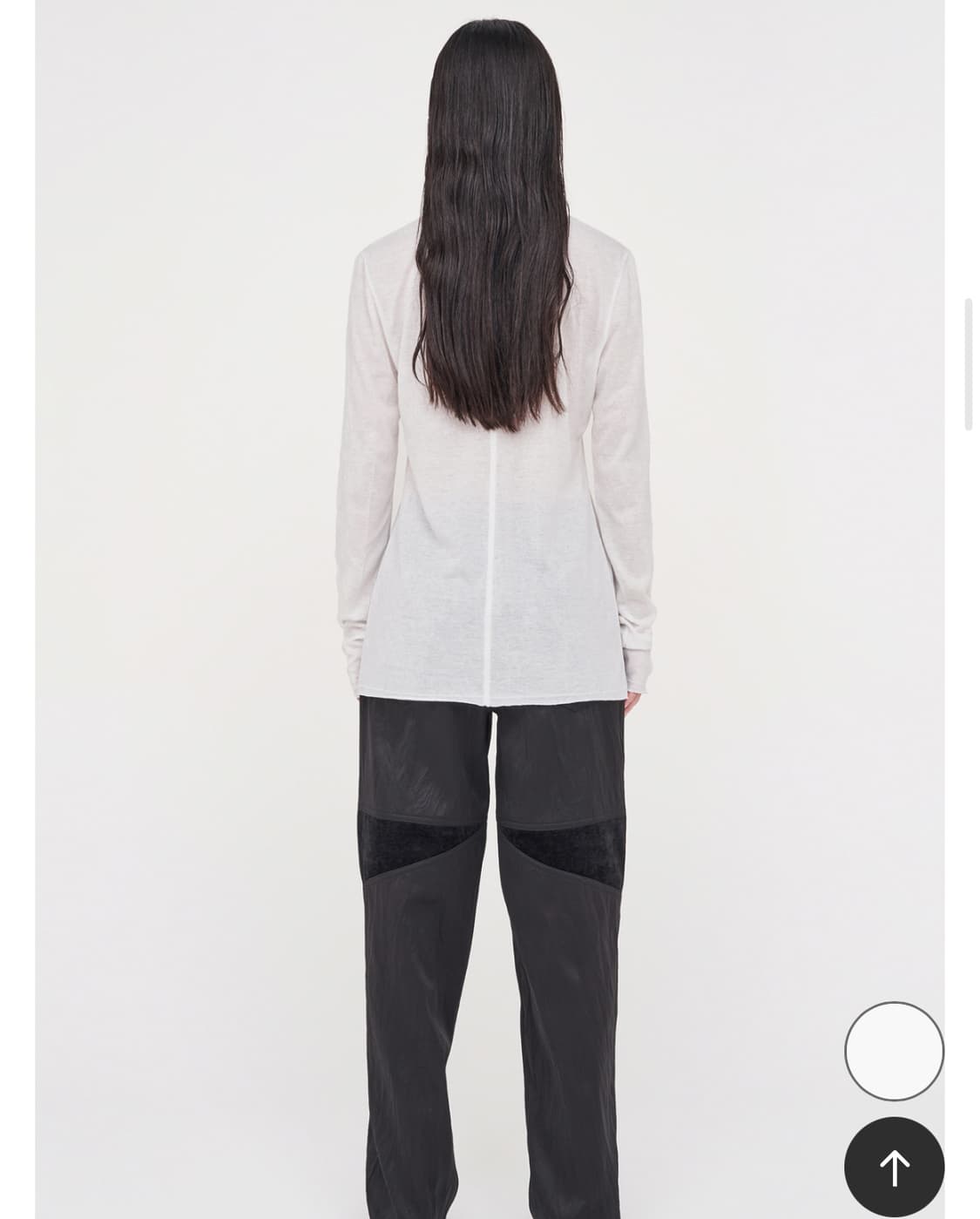 마뗑킴 vintage straight top in white 상품이미지4